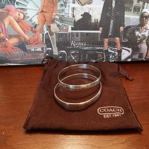 COACH Oval Bangle set